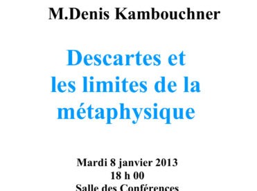 Descartes et les limites de la métaphysique
