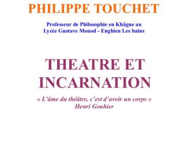 Théâtre et incarnation