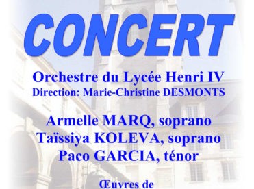 Concert de l'Orchestre du lycée