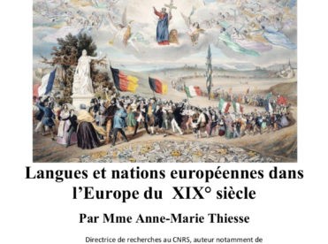 Langues et nations européennes dans l’Europe du XIXè siècle