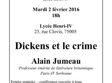 Dickens et le crime