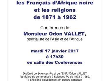 La France, les Français d’Afrique noire et les religions de 1871 à 1962