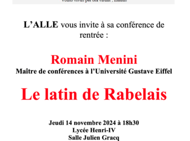 Le latin de Rabelais