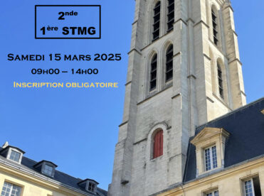 Journée Portes Ouvertes 2025 pour l’entrée en 2nde et 1ère STMG