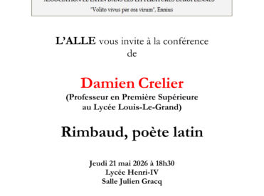 Rimbaud, poète latin